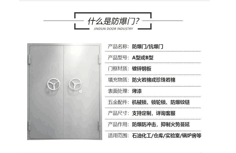 HC供應防爆門型號規格齊全CJ 綜合車間鋼制抗爆門系統安裝要求